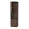 Tuhome Syrah Corner Bar Cabinet, Two External Shelves, Dark Walnut BLA4445 - alternate 7